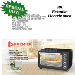 Special Buy! Premier Electric Oven 30l With Accessories
