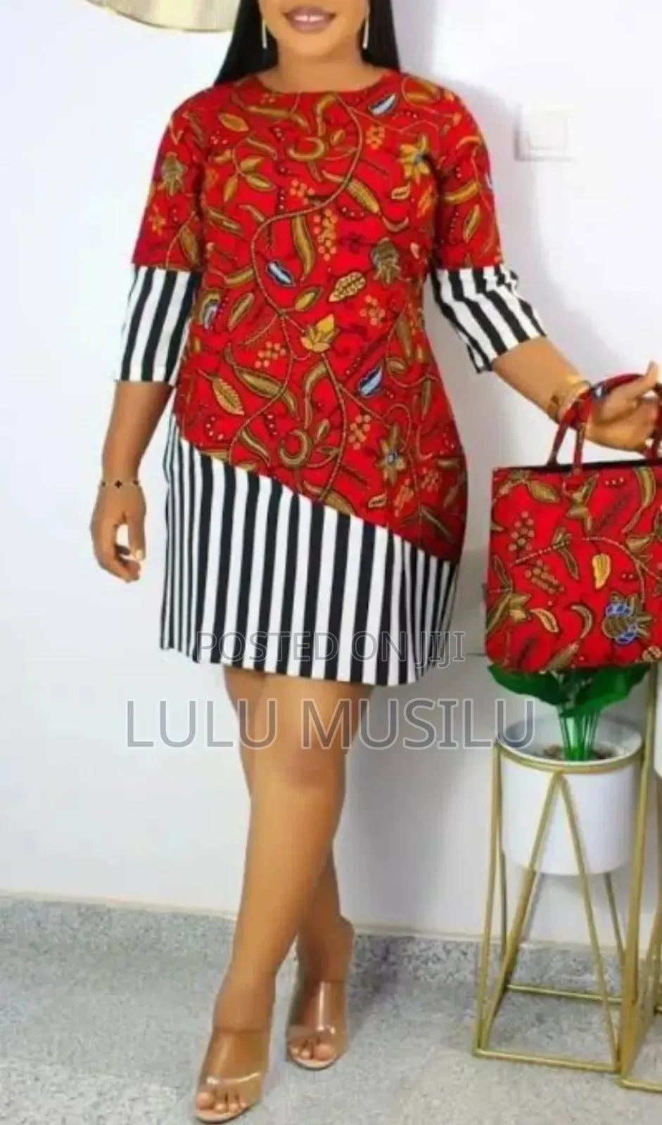 Mix and Match SHFT Kitenge Dress