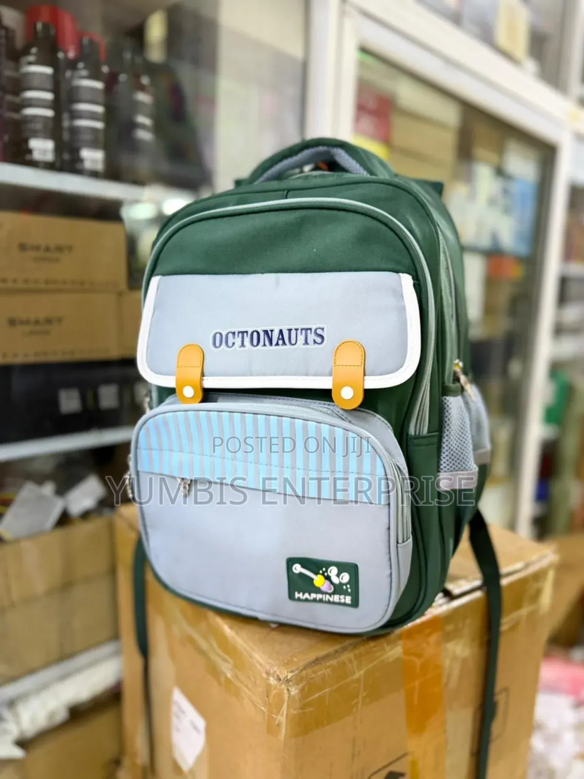 Green Quality Backpacks for Grade 1 to 5 at 1500