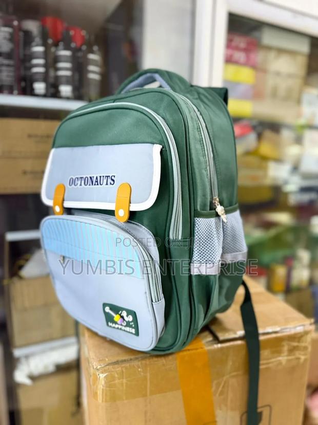 Green Quality Backpacks for Grade 1 to 5 at 1500 - thumbnail 2