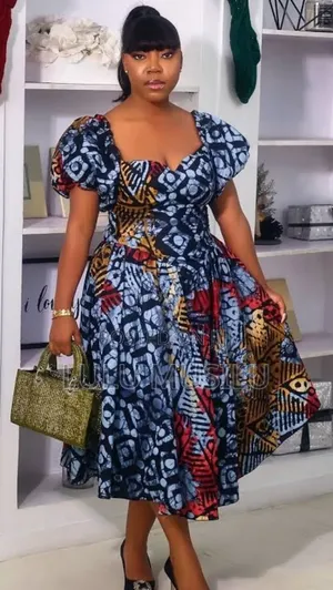 Flowy Circular Kitenge Dresses