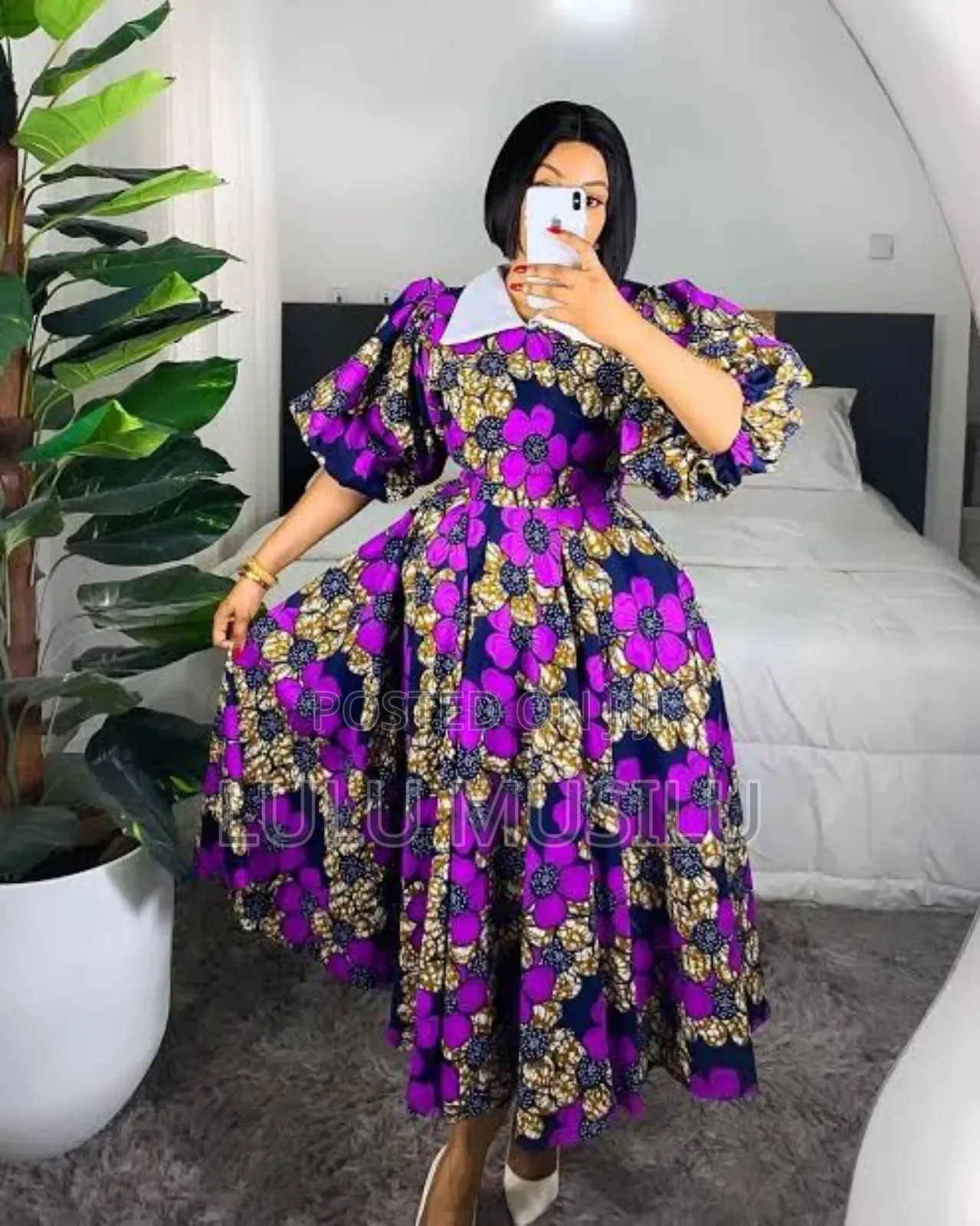 Flowy Circular Kitenge Dresses