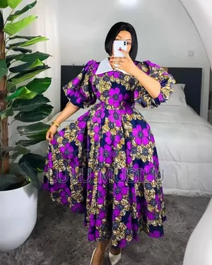 Flowy Circular Kitenge Dresses