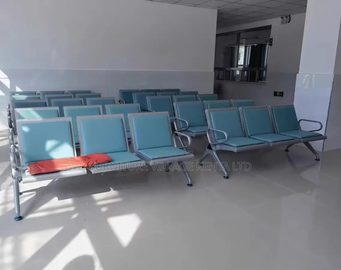 Benches:3-Seater Reinforced Thickened Public Visitor Bench