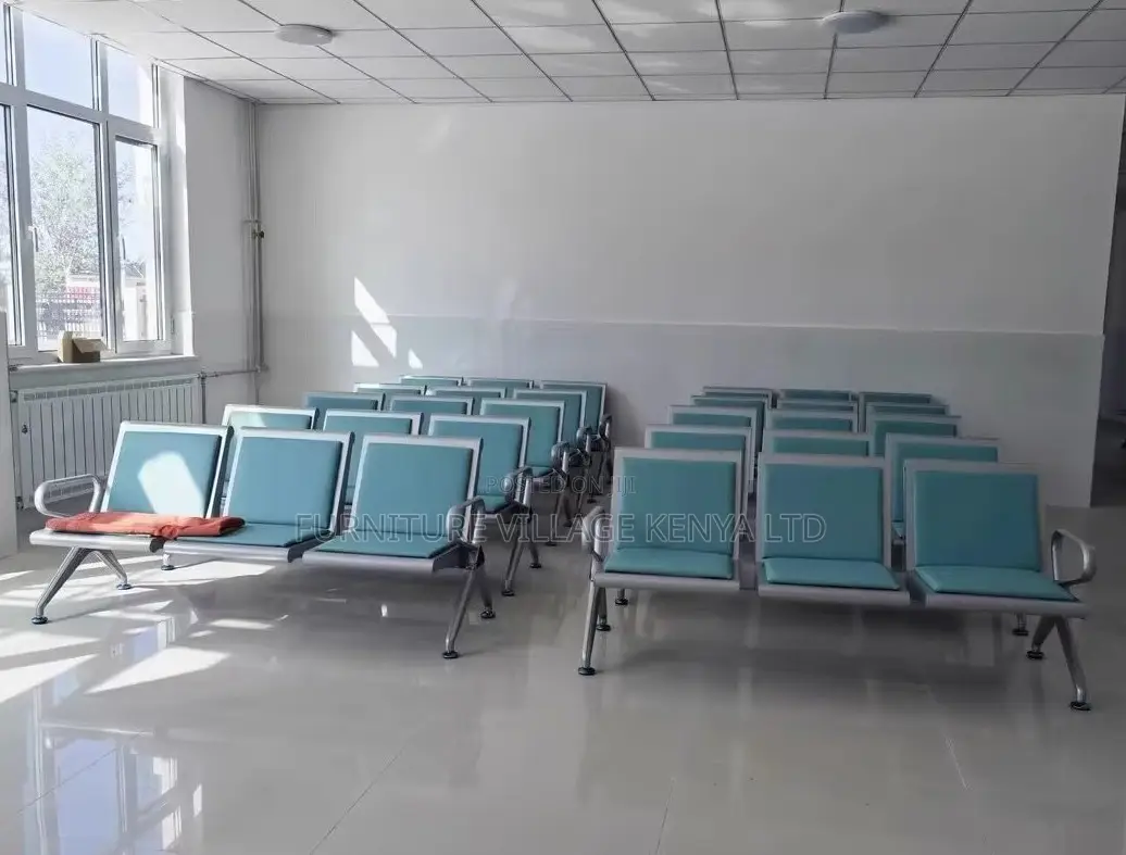 Benches:3-Seater Reinforced Thickened Public Visitor Bench