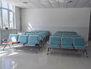 Benches:3-Seater Reinforced Thickened Public Visitor Bench