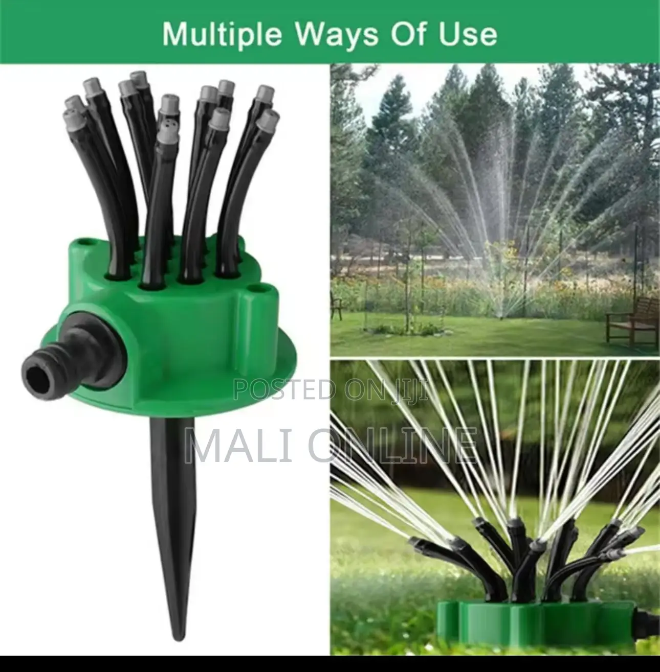 360°Automatic Gardensprinkler With Adjustable Noodle Nozzles