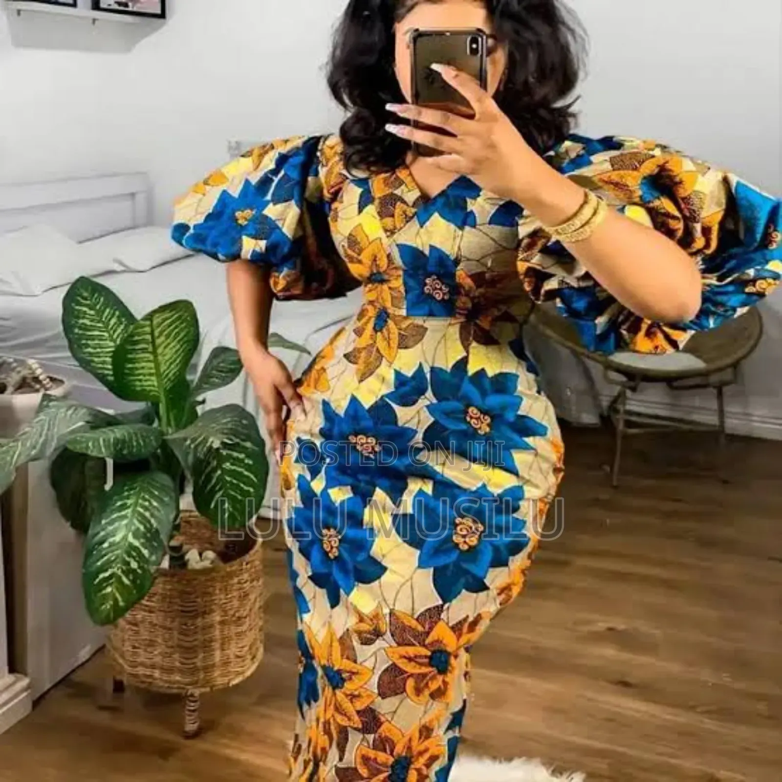 Kitenge Beauty Bloom Dress