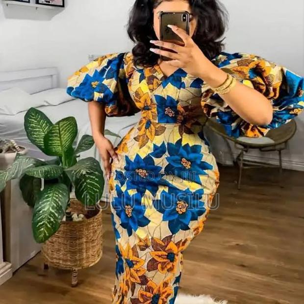 Kitenge Beauty Bloom Dress - main view