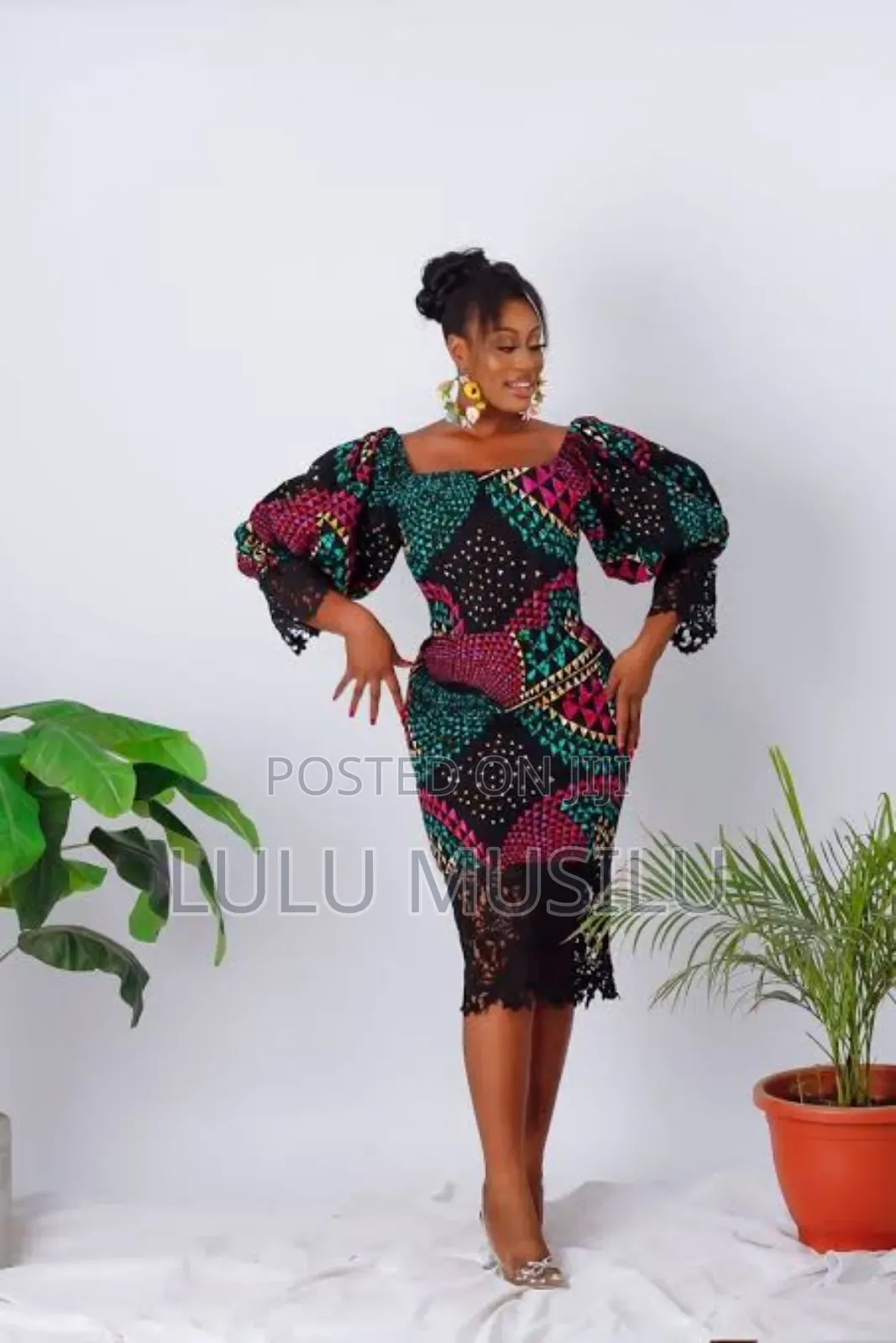 Kitenge Beauty Bloom Dress