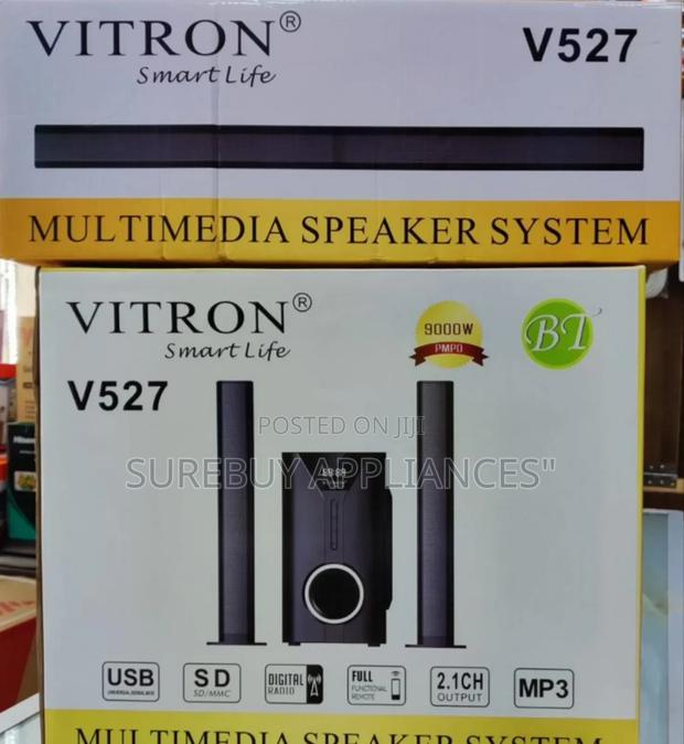 Vitron 527 Multimedia System Fm,Usb,Bt 9000watts-Black .