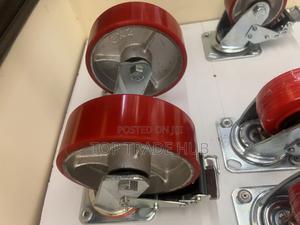 Heavy Duty Industrial Caster Wheels 6 Inch With Brake - main view