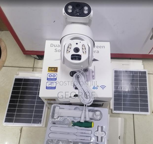 6mp 4g Ubox Dual Lense Ubox Wireless Outdoor Solar PTZ