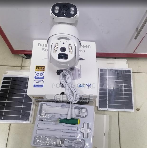 Outdoor-4g Ubox Dual Lens Intelligent 6 Mp Solar Energy PTZ