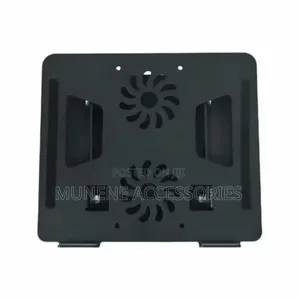 Aluminum Laptop Stand 360° Rotating Base Dual Cooling Fans