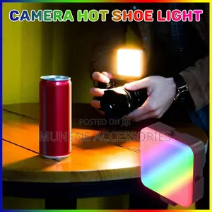 Full Color RGB Led Video Mini Fill Pocket Camera Shoe Light