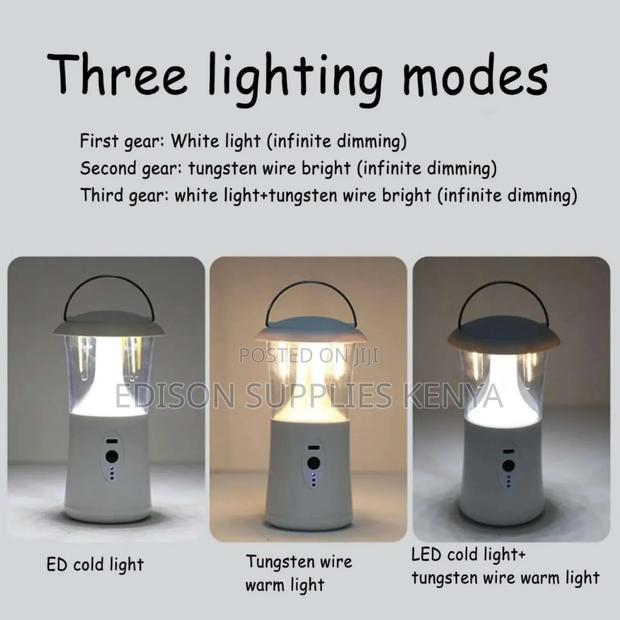 Rechargeable Lantern Lamp Bright With 3 Modes Light - thumbnail 3