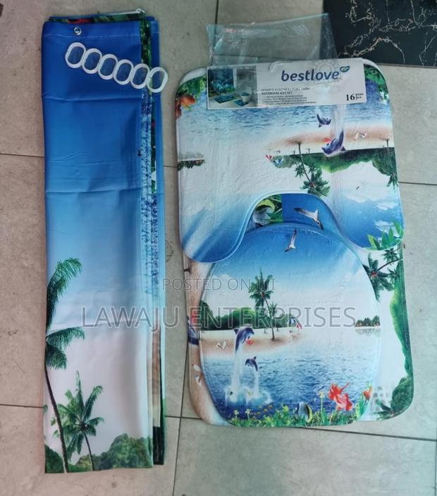 4 In 1 Bathroom Woolen Mats - main view