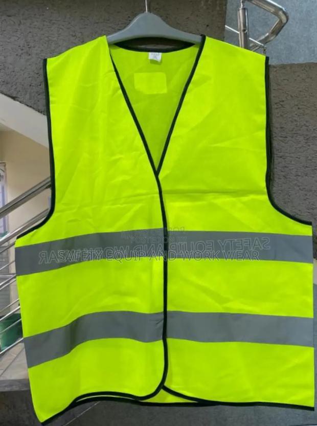 Printable Reflectors Vests Neon Green.