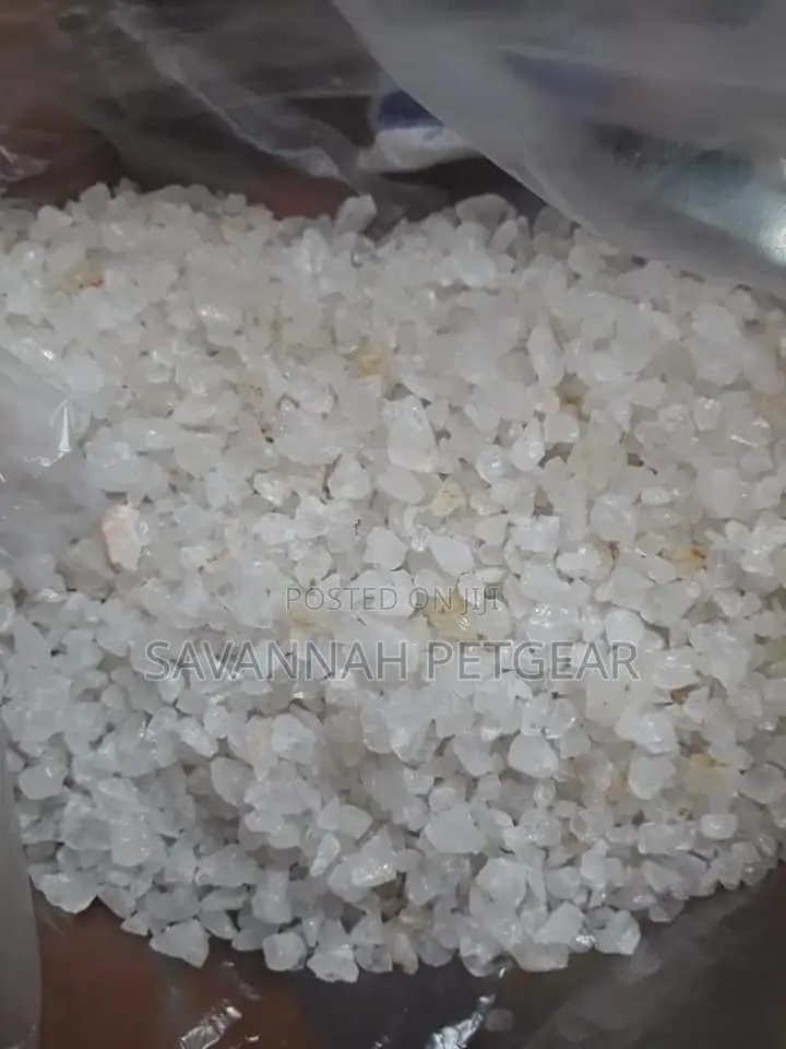 White Aquarium Gravel, Silica Sand for Potting - 1kg