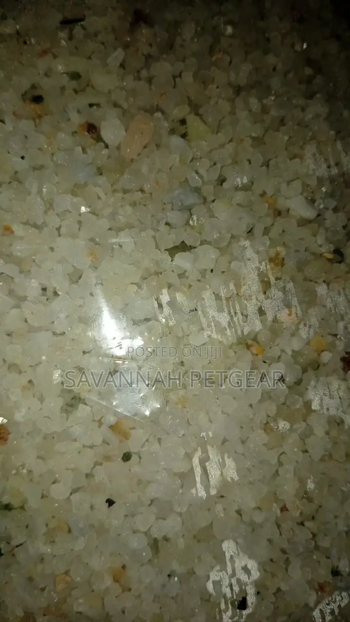 White Aquarium Gravel, Silica Sand for Potting - 1kg