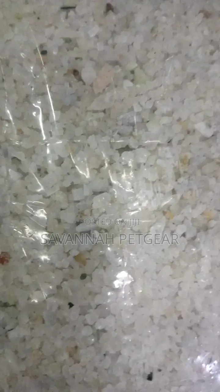 White Aquarium Gravel, Silica Sand for Potting - 1kg