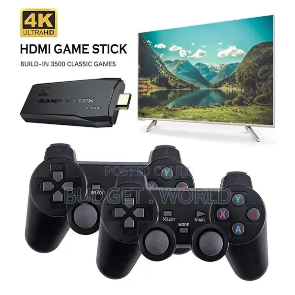 M8 Video Game Stick With Built in Games With 2 Game Pads