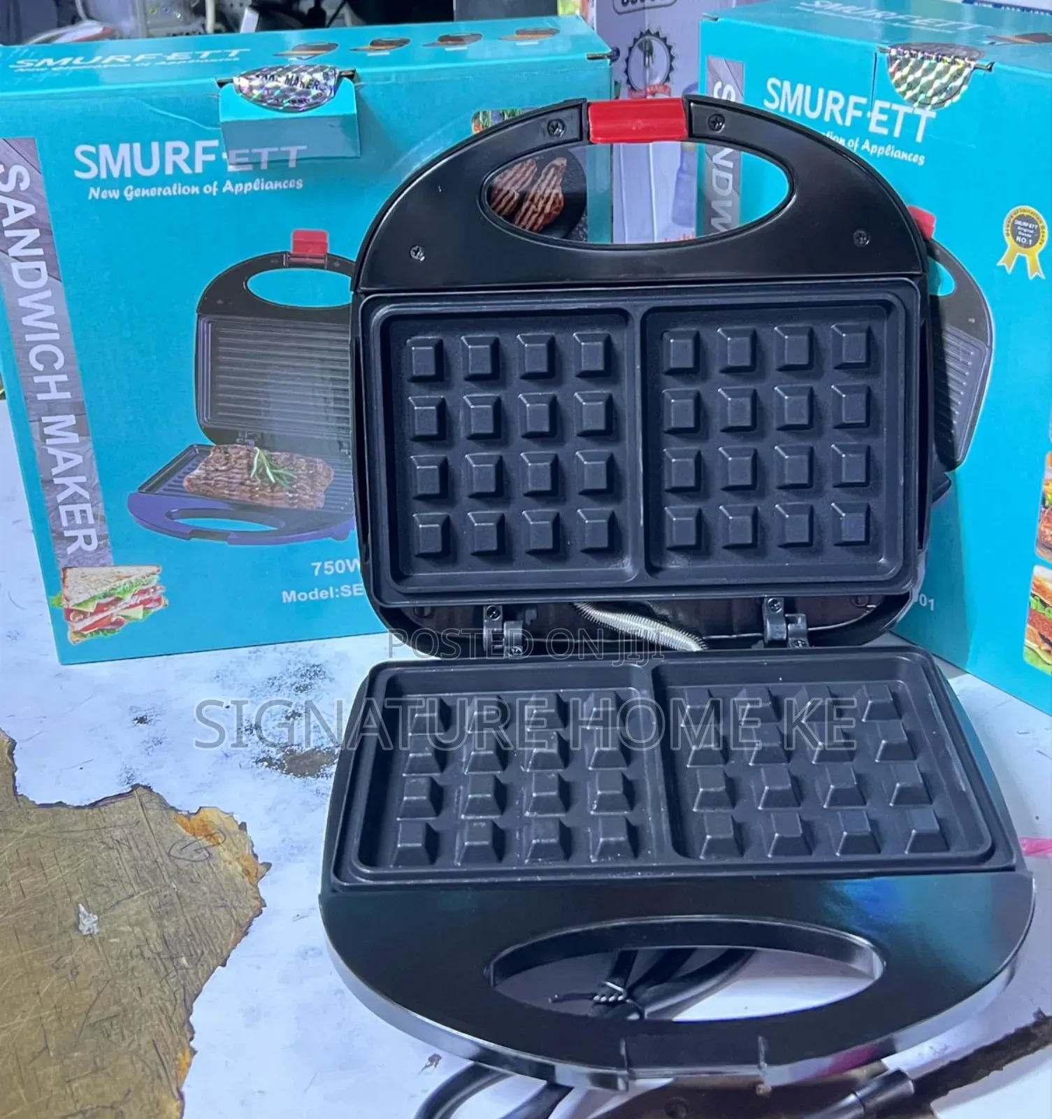 Smurffet 2 Slice Waffle Maker
