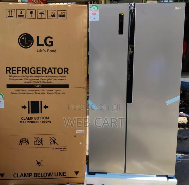 *Lg Side by Side Fridge 519litres No Frost Gc-Fb507pqam