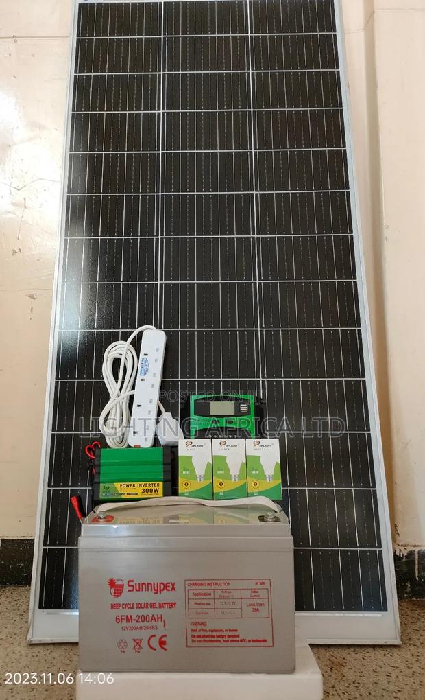 400 Watts Home Solar System With 200ah Heavy Duty Battery - main view