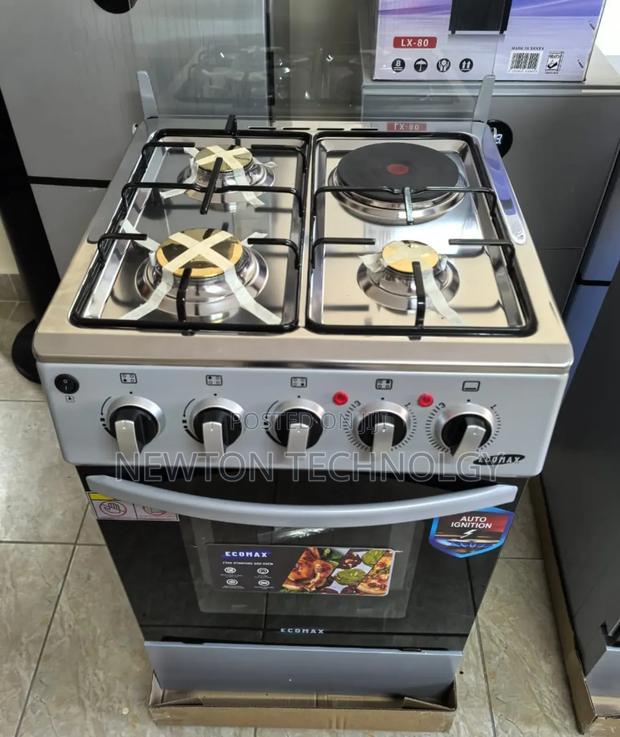 50*55 Ecomax 3+1 Standing Cooker With Electric Oven