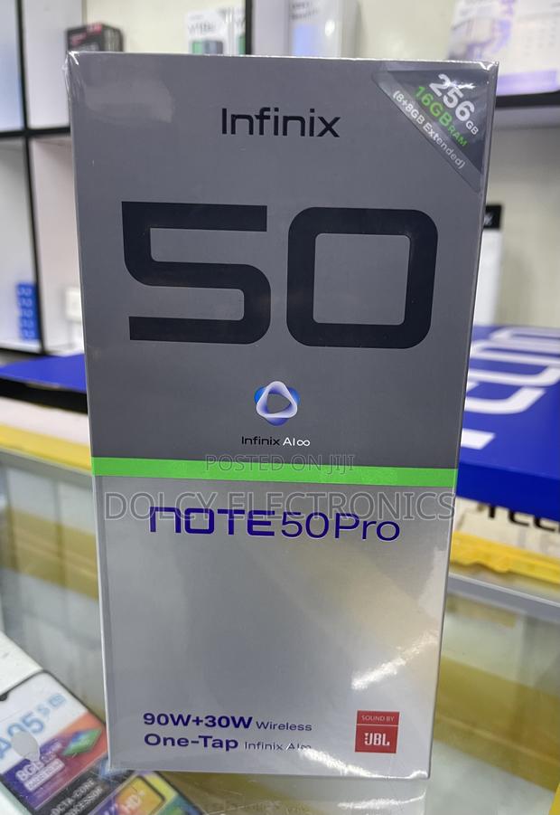 New Infinix Note 50 Pro 256 GB Black - main view