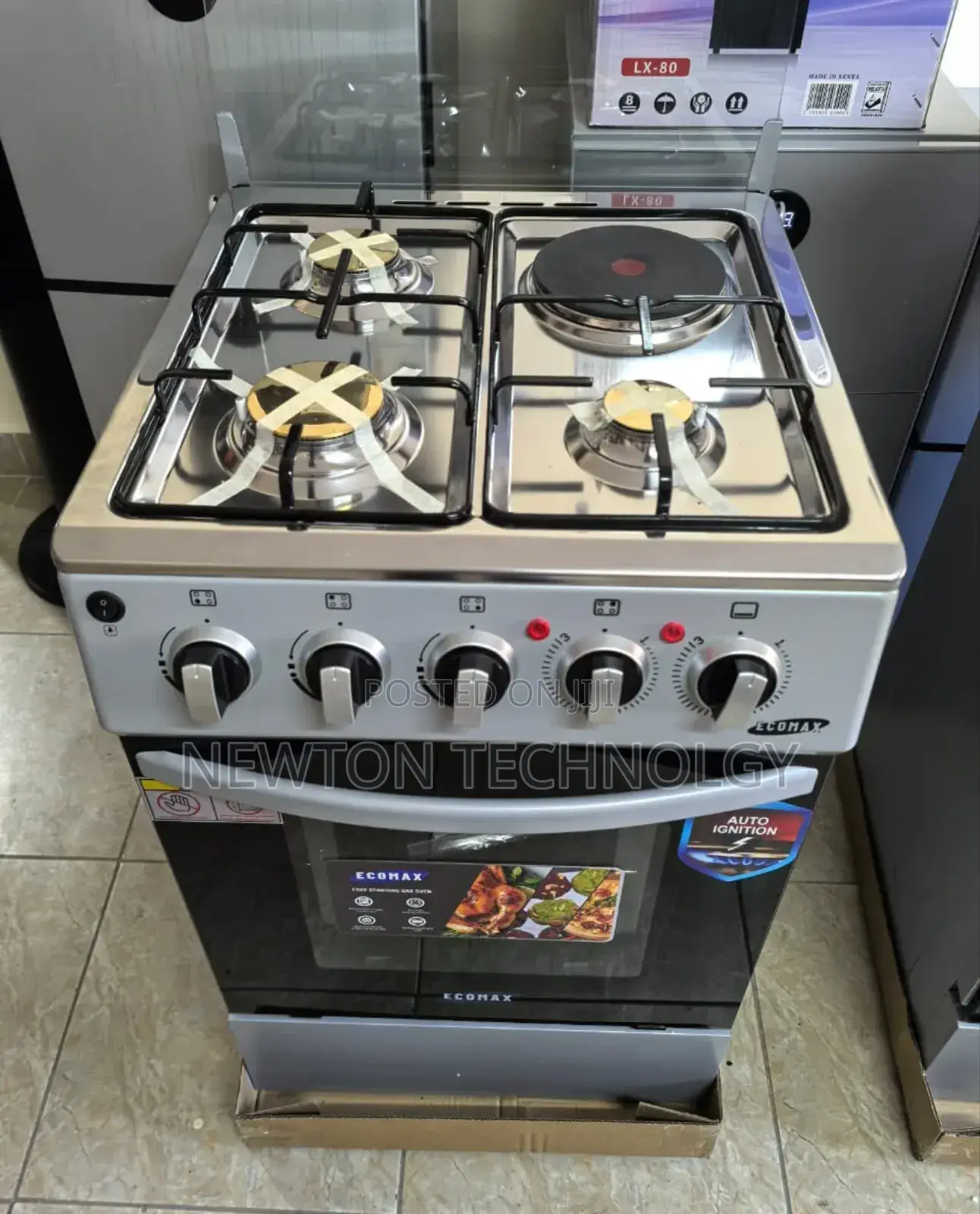 Ecomax 3+1 Standing Cooker With Electric Oven