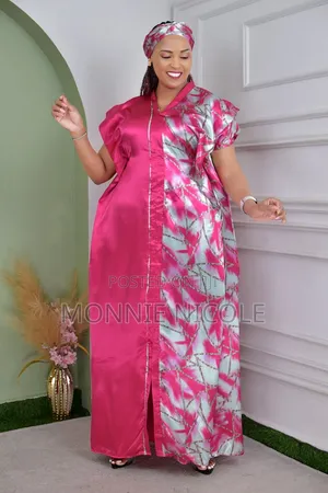 Stylish Heavy Satin With Scarf 🧣