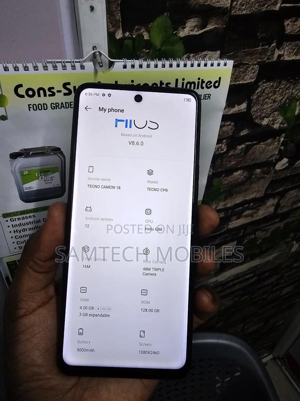 Tecno Camon 18 128 GB Gray - thumbnail 4
