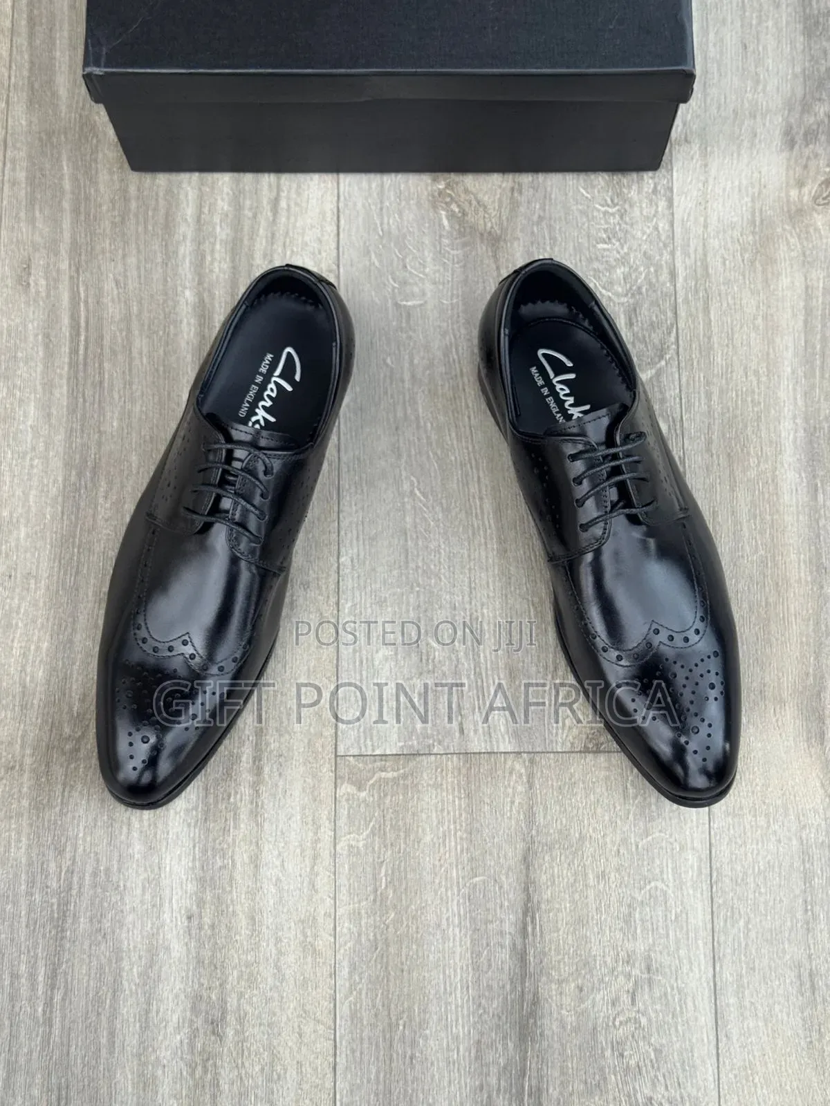 Leather Clarks Official Shoes With Laces