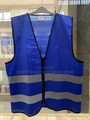 Blue Zipped Reflector For Heavy Duty - thumbnail 2