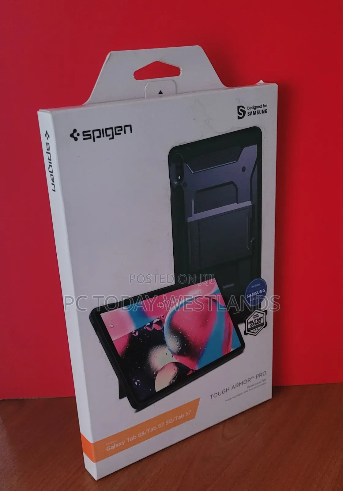 Spigen Rugged Armor Case For Galaxy Tab S8 / Tab S7
