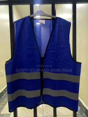 Blue Zipped Reflector With Glow Technology