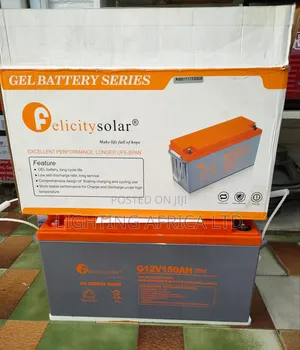 150ah10hrs Felicity Gel Solar Battery Heavy Duty