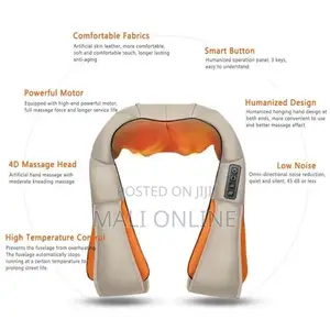 Deep Kneading Neck & Back Massager Full Body Shiatsu Pillow