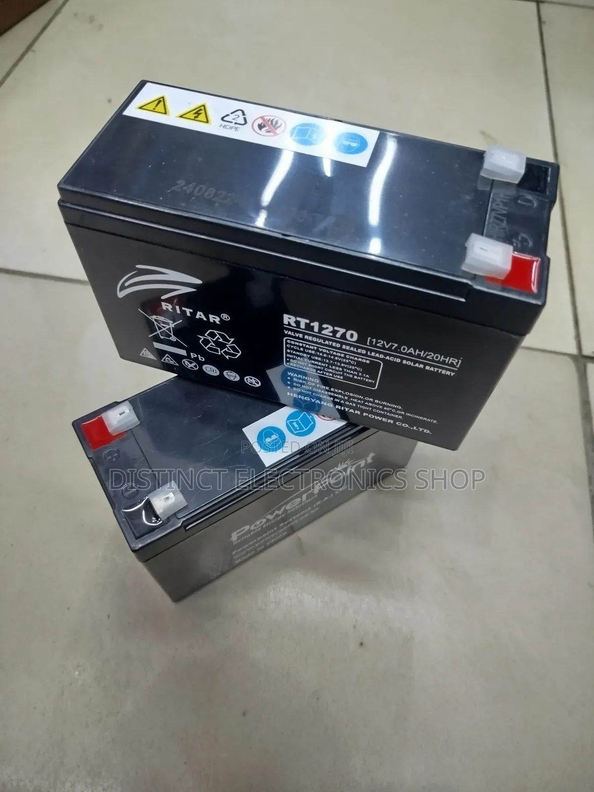 Ritar Solar Battery 12v,7ah