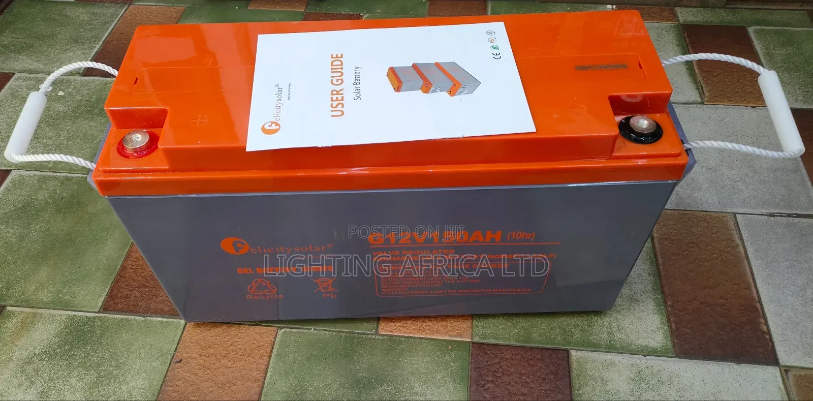 Felicity Gel 150ah/10hrs Solar Battery Heavy Duty