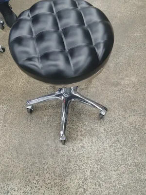Black Adjustable Pedicure/Salon Stool
