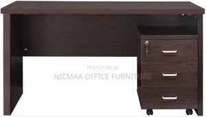 2.0m Office Table With Pedestal