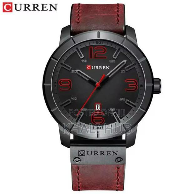 Curren Leather Straps Watch Curren Gents Watch
