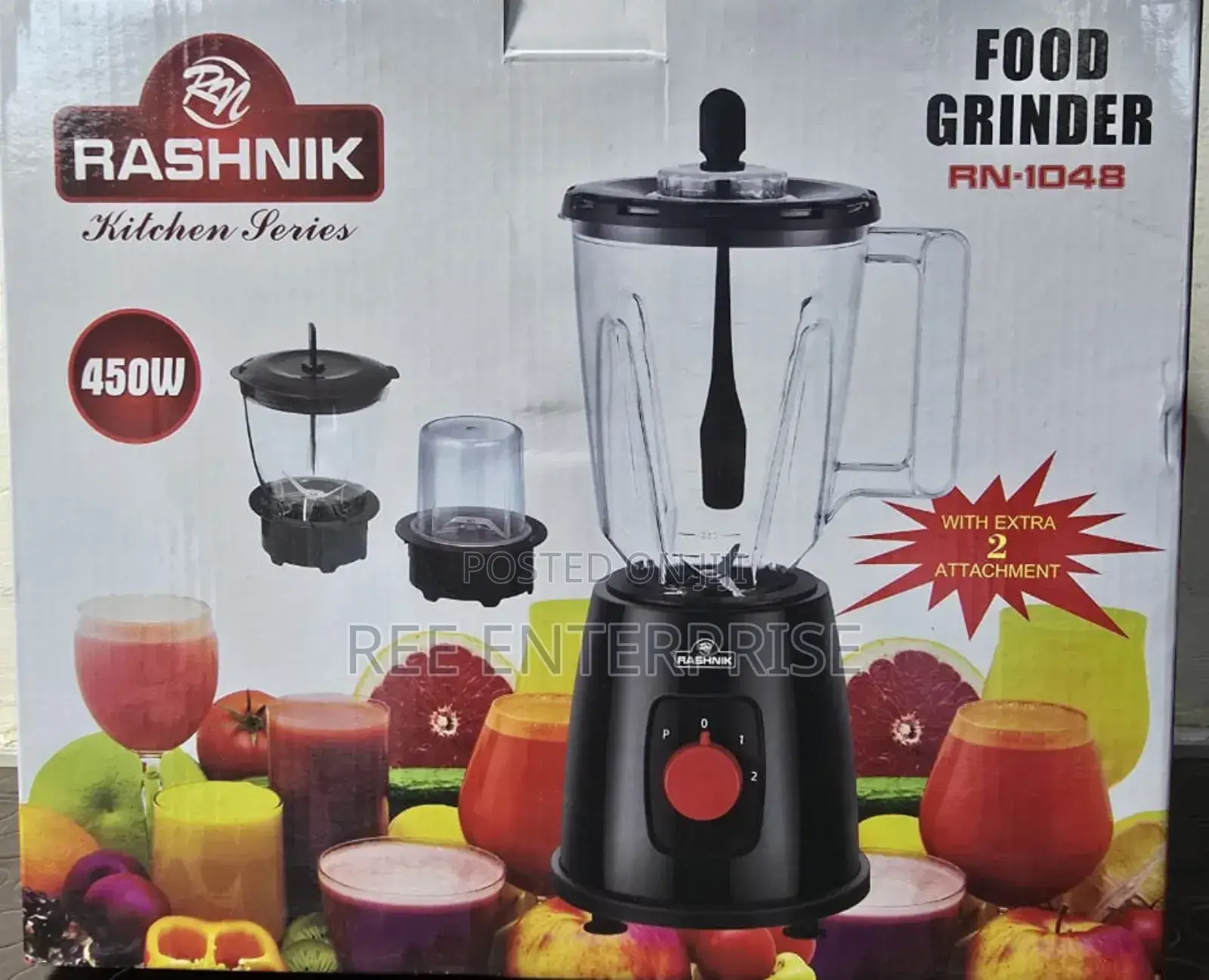 New Model Rashnik 3 in 1 Blender With Grinding Machine