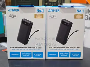 Anker Power Bank(,87w,Built in Usb-C Cable)