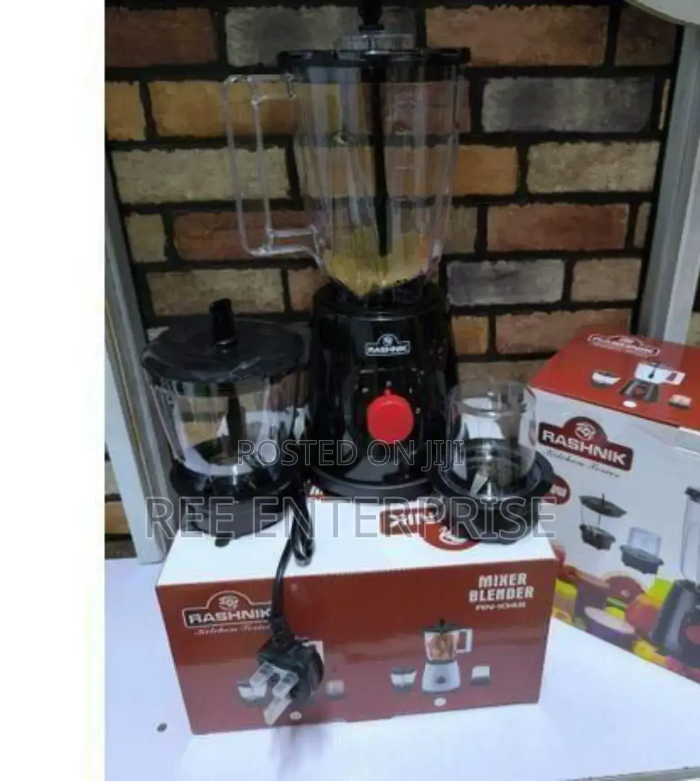 Efficient Rashnik 3 in 1 Blender With Grinding Machine