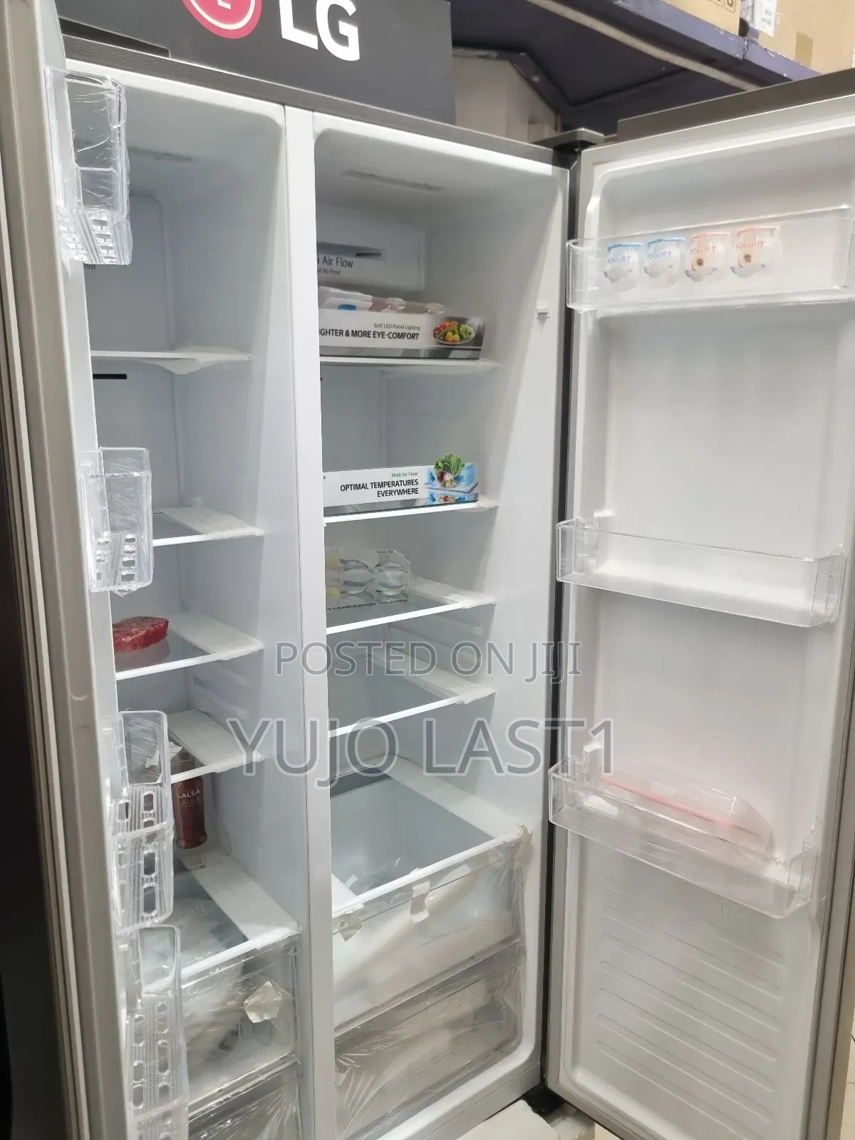 Lg Gc-Fb507pqam Side by Side Refrigerator, 519 L –
